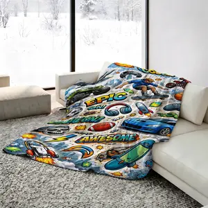 Extreme Sports Theme Summer Cooling Blanket, Lightweight Air Conditioner Blanket Covered, for Hot Summer Sofa Naps, Bedroom Night Rest, Office Lunch Break, Outdoor Camping and Road Trip Use, Gift for Extreme Sports Lovers