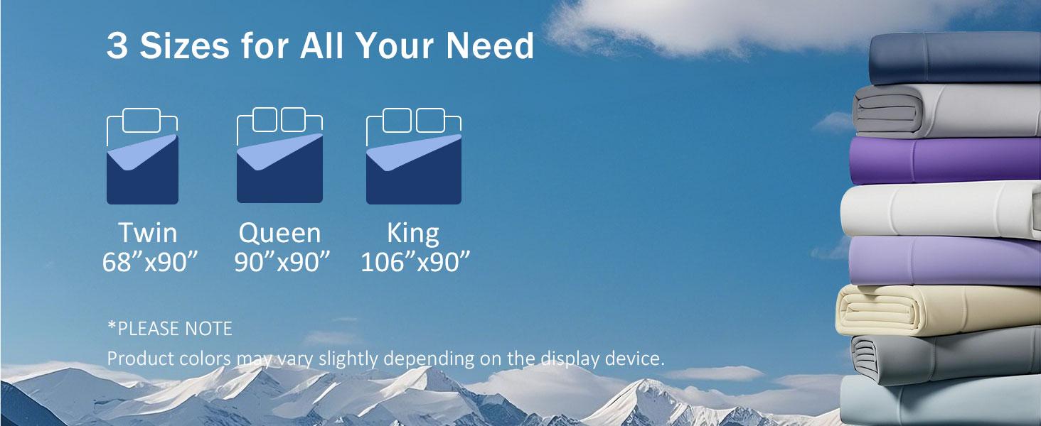 Soft Cooling Comforter Blanket for Hot Sleepers, Full/Queen,-Sided Cold Blanket for Night Sweats, All-Season Cooling Comforter, Silver Gray, 90''x90''