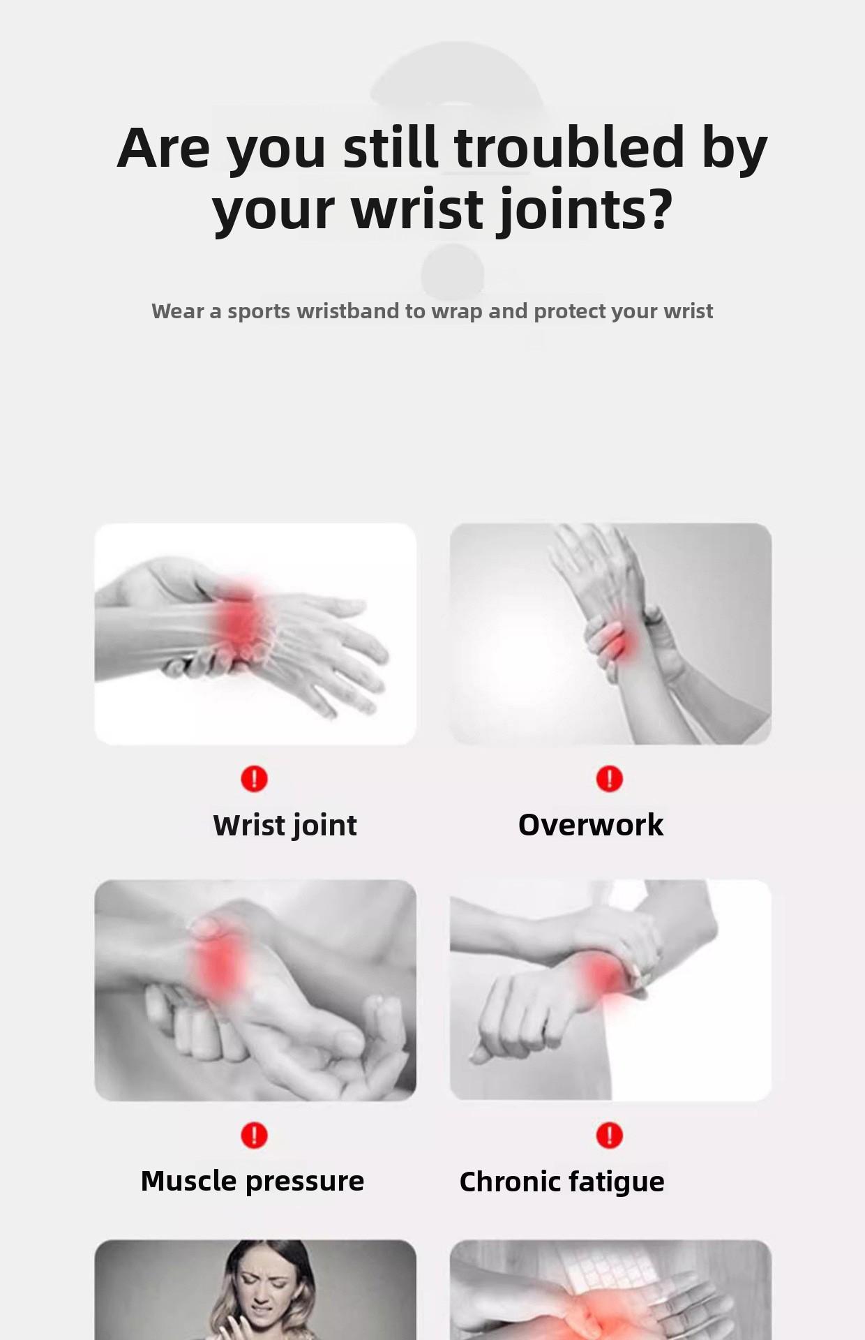 Sports Bracer Thin Strap Pressurized Stable Tendon Sheath Wrist Badminton Basketball Fitness Bracer