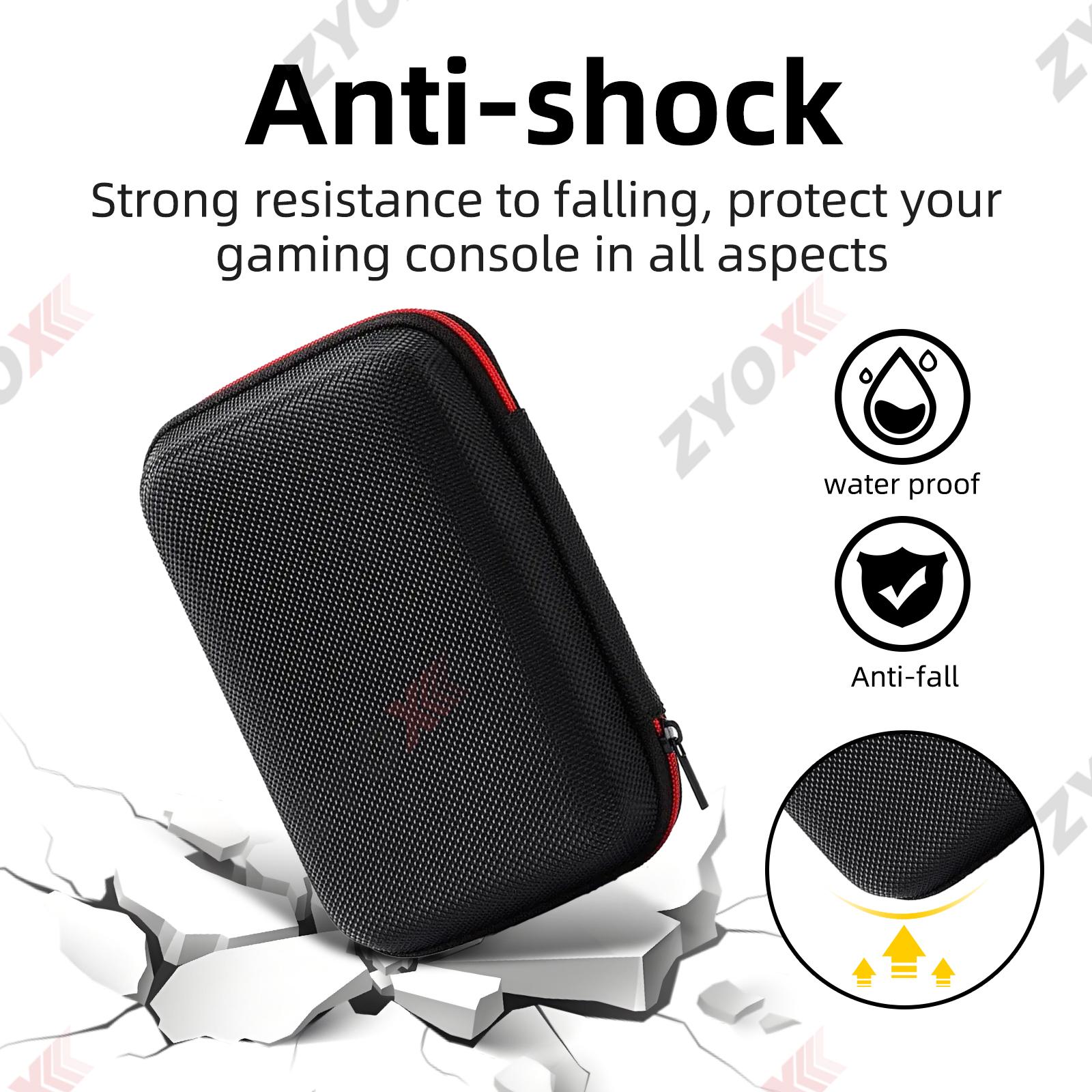 Glass+Bag for R36S/R35S Screen Protector Tempered Glass Film & Portable Storage Case R36S Console Protector Accessories Set