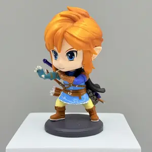 Zelda Legend Q Version Link Kingdom Hearts Skyward Sword Anime Merchandise Model Figure Boxed Handmade Collectible