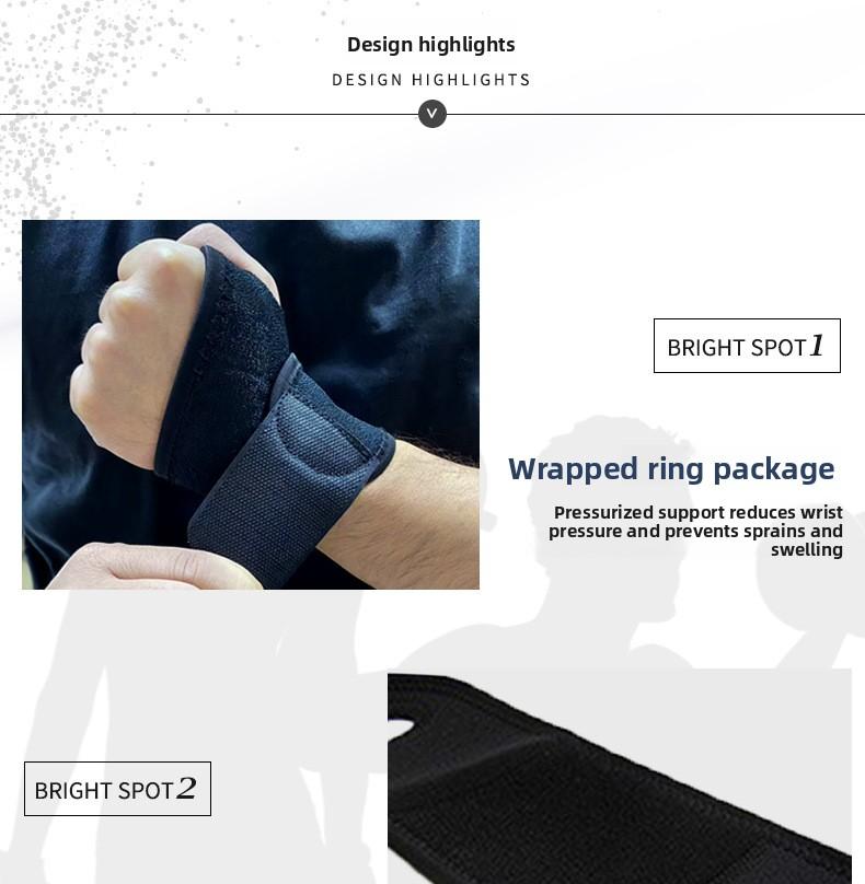 Sports Bracer Sprain Fitness Wrist Tendon Sheath Tendon Sheath Joint Strain Fixator Men's and Women's Basketball Volleyball Sports
