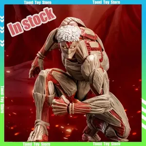 In stock Kaiyodo Armored Titan Action Figure Revoltech AMAZING YAMAGUCHI Yoroi No Kyojin Attack on Titan Anime Figures Toy GiftS