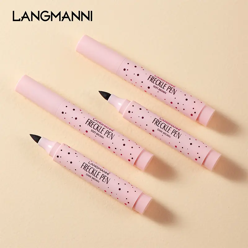 Natural Simulation Freckle Spot Pen, Long Lasting Smudge Proof Freckle Makeup Pen, Portable Mini Dot Freckles Pen Daily Face Beauty Tool