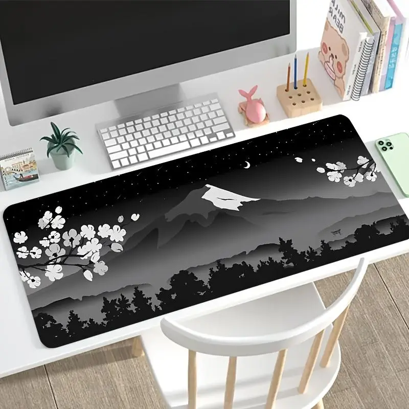 Black And White Design Mouse Pad Anti-Slip Rubber Base Wireless Mouse Pads for Desk, Computers, Laptop, Office Desk