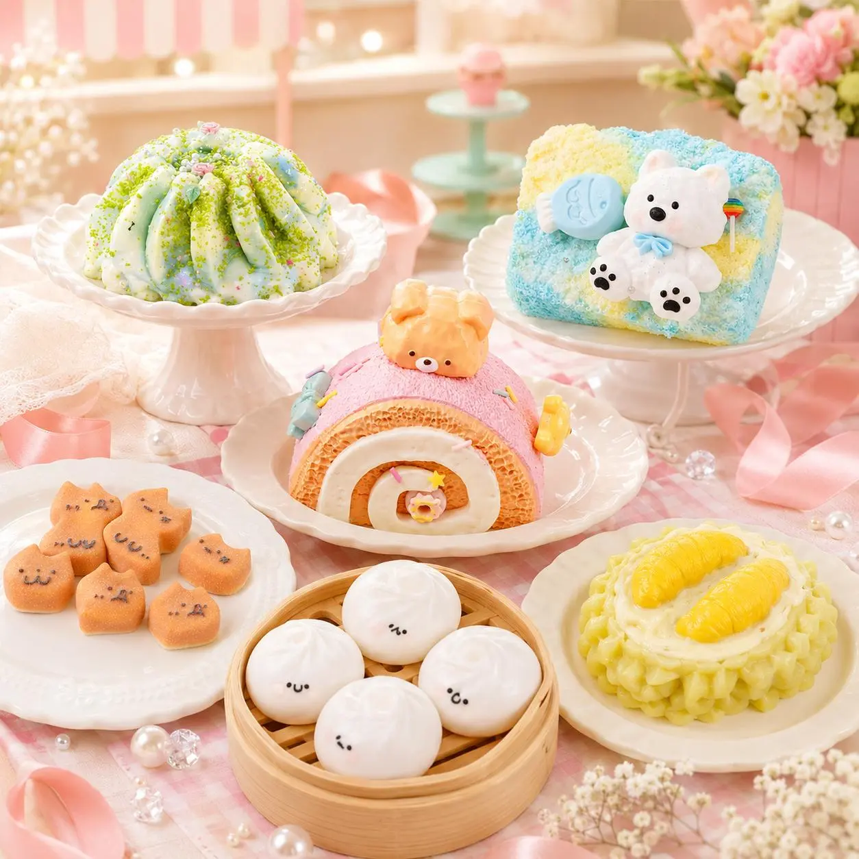 Pawtoto Aesthetic Food Squishy Toy Series Stress Relief Toys Squishy