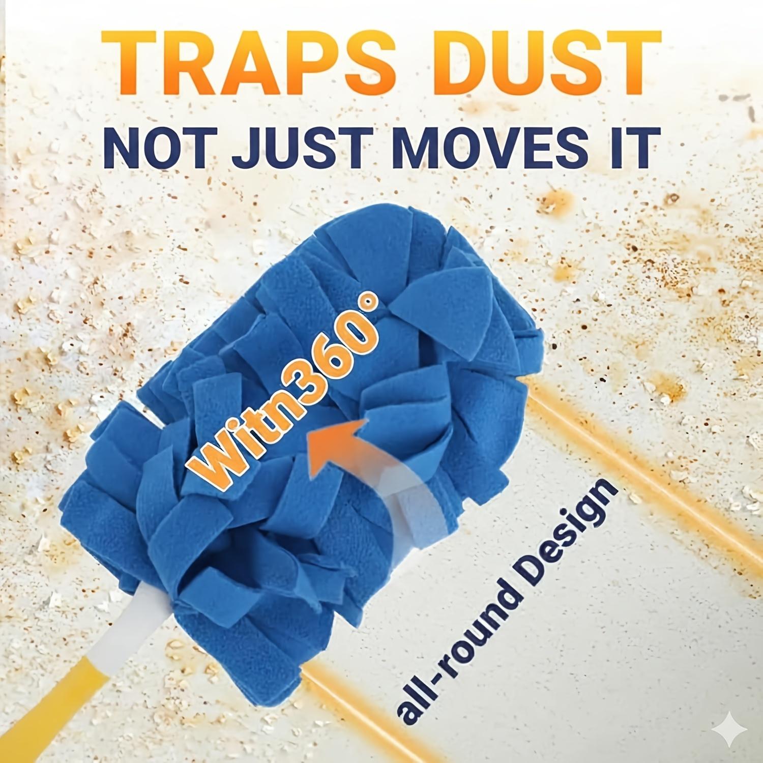 1pc 360 Electrostatic Duster Refills |   Reusable, Choice for A Dust-Free for home, Washable with Microfiber Dusting Heads for Home Cleaning