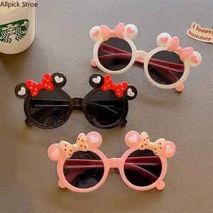 Kids Polarized UV400 Sunglasses, Cute Cartoon Sport Shades for Boys & Girls, Flexible Durable Frames for Outdoor Beach, Travel & Daily Protection