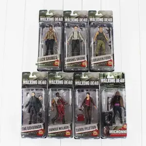 Styles AMC 7 Series 3 The Walking Dead Negan Action Figure Toys Abraham Ford Bungee Walker Grimes Michonne collectible