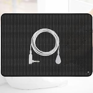 Grounding Mat for Bed, Queen Size, Brown, Faux, Spot Only, Grounding