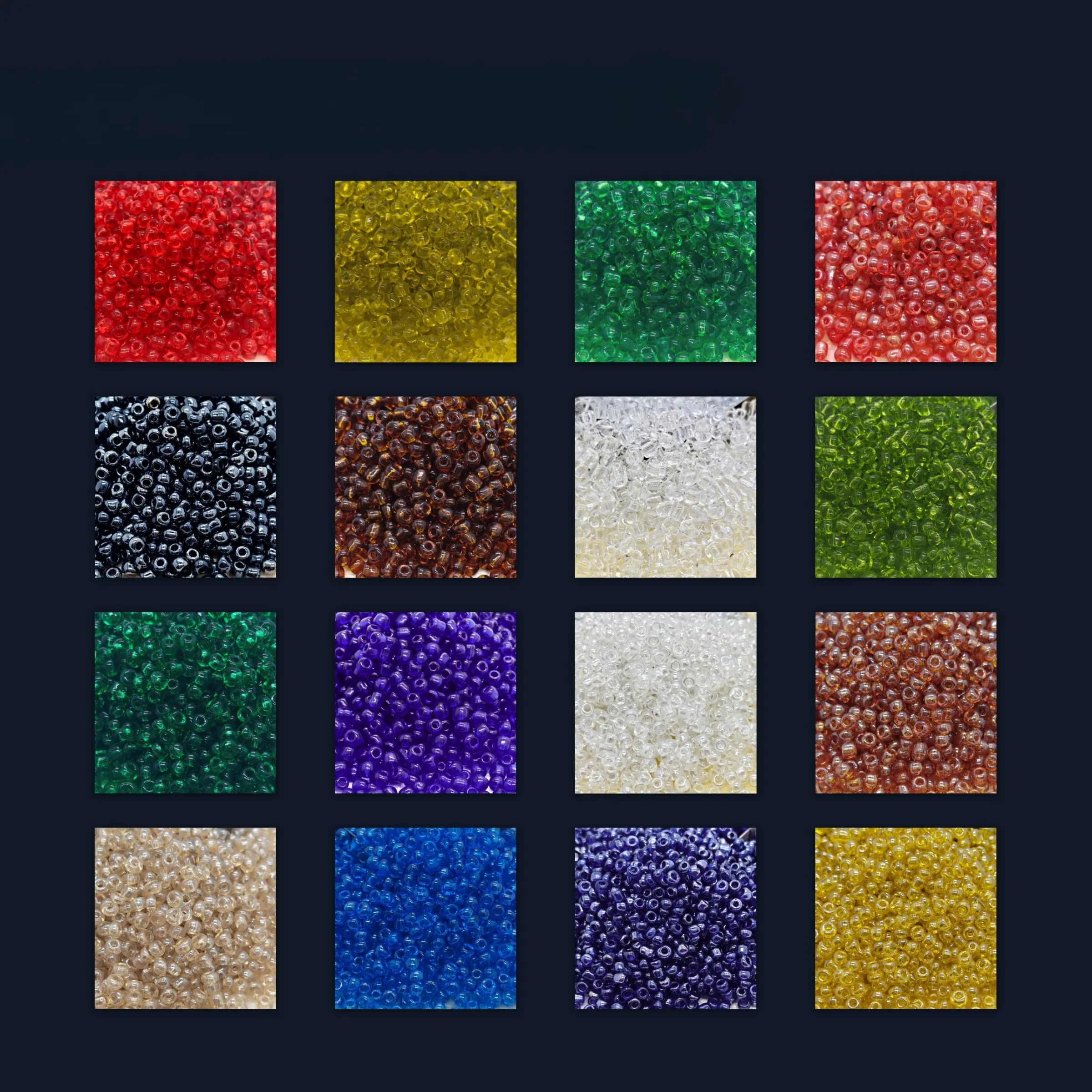 3mm Transparent Glass Seed Beads, 16 Colors, 80g, DIY Jewelry Making Kit, Perfect for Embroidery and Beaded Accessories