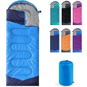 Camping Sleeping Bag - 3 Season Warm & Cool Weather - Summer Spring Fall Lightweight Waterproof  Adults Kids - Camping Gear Equipment, Traveling, and Outdoors