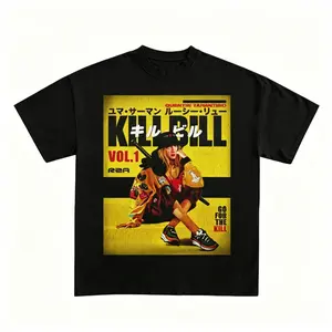 Kill Bill T-Shirt, Vacation Outfits Shirt, Unisex Vintage Graphic Tees Gothic Grunge Y2k Emo Scene Amity Affliction Style Clothes Men Women Streetwear