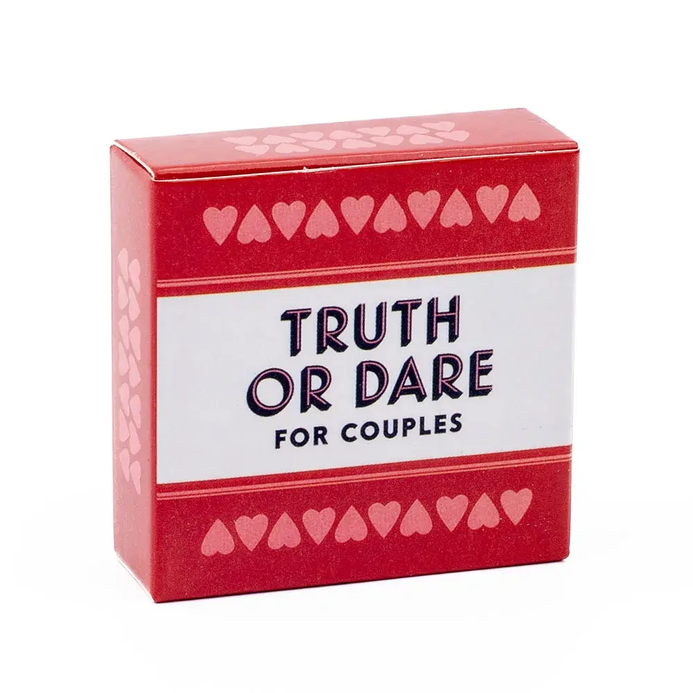 Naughty Truth or Dare Board Game for Couples - Compact 5x5cm Table Game, 3 Years Replay Value, No Battery Needed, Questions to Ask for Date Nights, International Chess Themed Small Friend Gatherings, Board Games