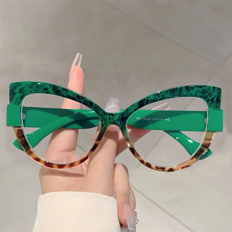 Baddie Y2K Vintage Vibrant Purple Oversized Butterfly Cat Eye Glasses Frame Clear Lens Eyeglasses for Women Geek Chic Streetwear Statement Eyewear tiktokshopbacktoschool