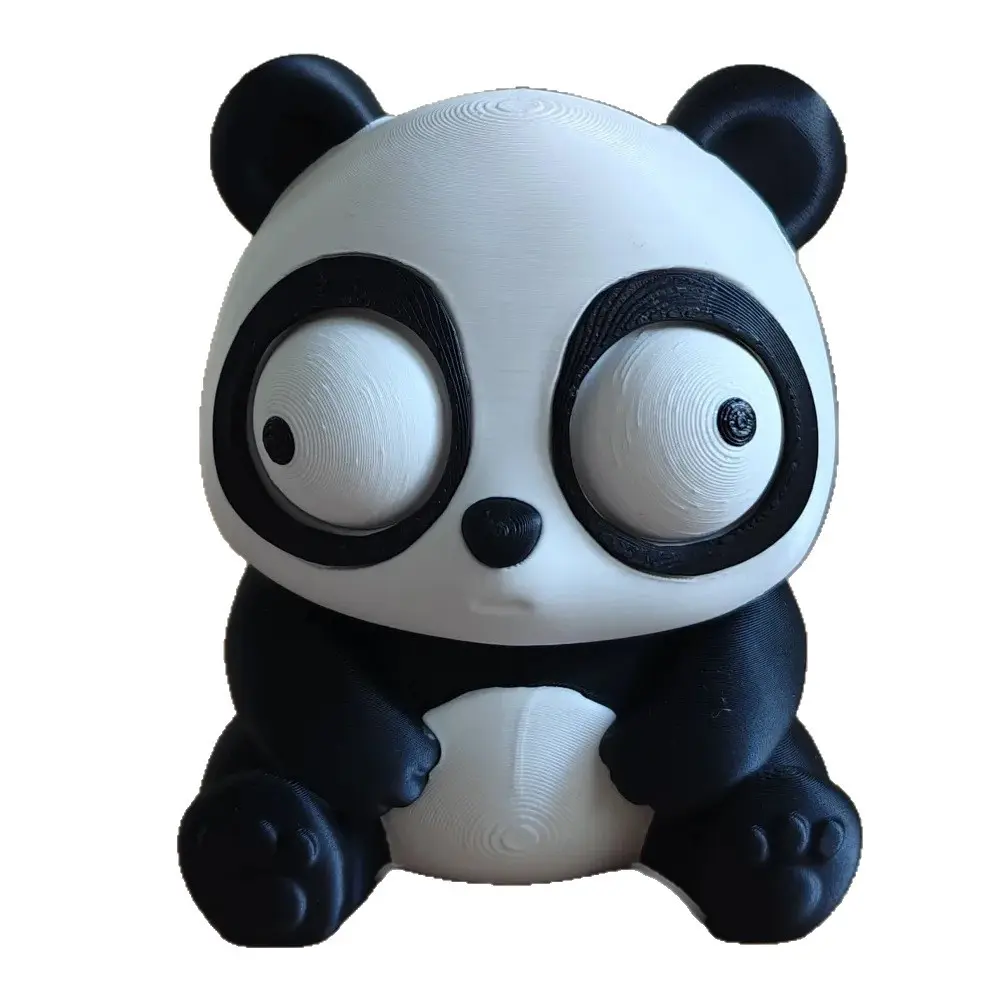 Funny 3D Printed Cartoon Figurine, Cute Kawaii Desk Decor Model, Creative Desktop Ornament, Unique Collectible Gift for Home Office