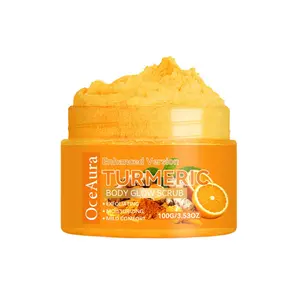 Turmeric Nourishing Exfoliating Scrub, Natural Turmeric Extract & Moisturizing Ingredients, Gentle Exfoliation, Deep Hydration, Smooth Skin