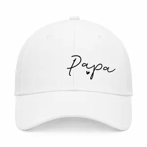 Papa Hat for Men, Black Baseball Cap with White Script Print, Adjustable Casual Dad Cap, Birthday Father’s Day Gift for Papa, Grandpa, Dad, Husband
