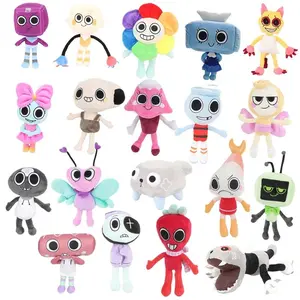 New Dandy's World Plush Toy  Goob Boxten Flower Plush Filling Animal Soft Toy Pillow Cat Rabbit Plush Peluches