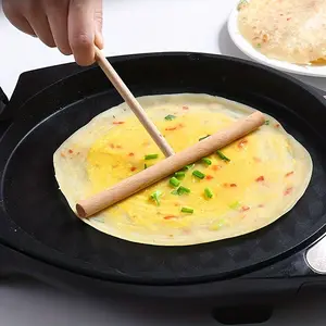 1pc T-shaped Pancake Spreader, Reusable Spreader, Easy To Clean, Wooden Pancake Spreader For Home Or Professional Use