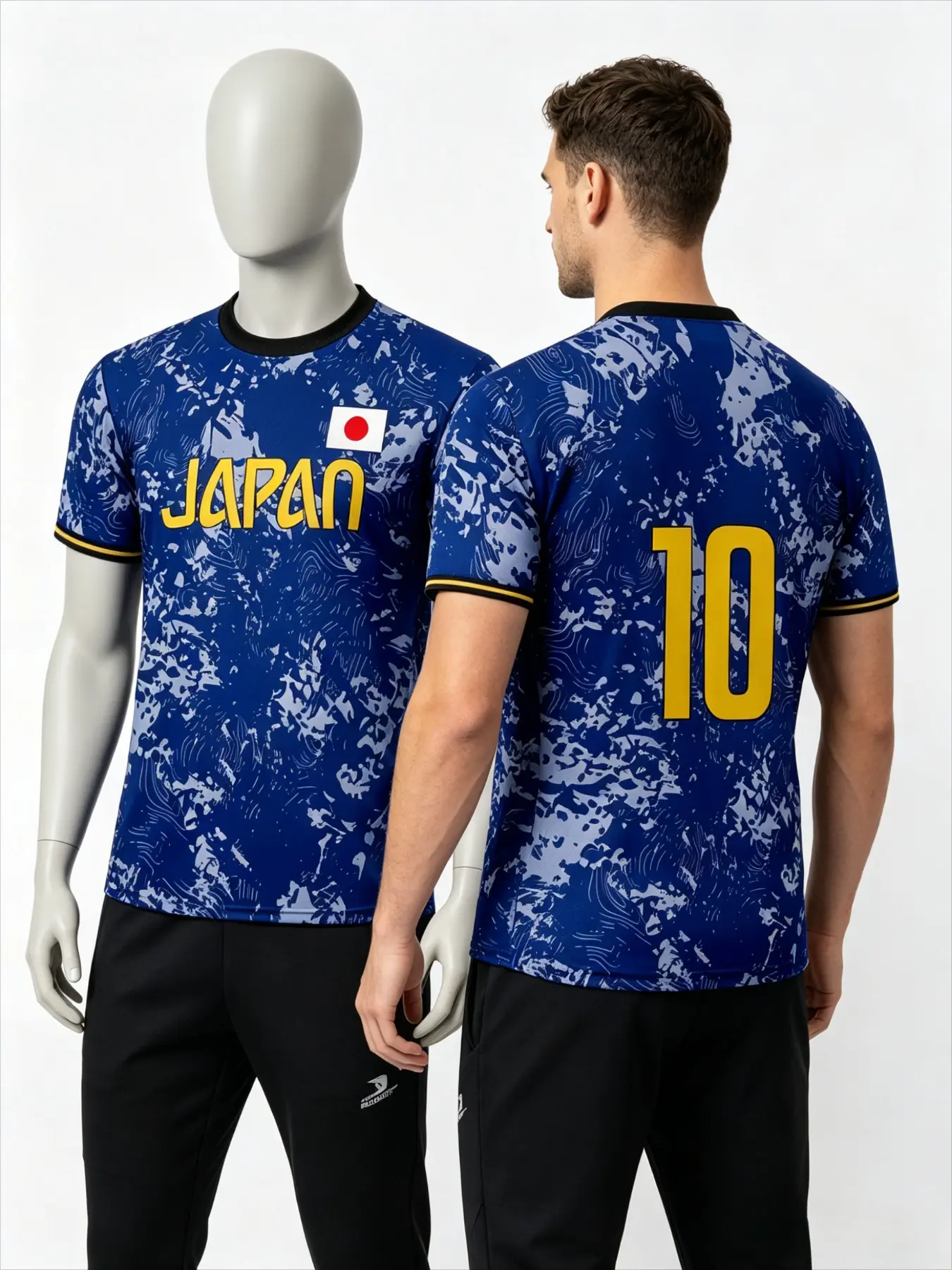 Japanese Men's Personalized Football Original Jersey for Women, Sportswear Clothing, Quick-drying Short-sleeved Shirt, Quick Drying Tops
