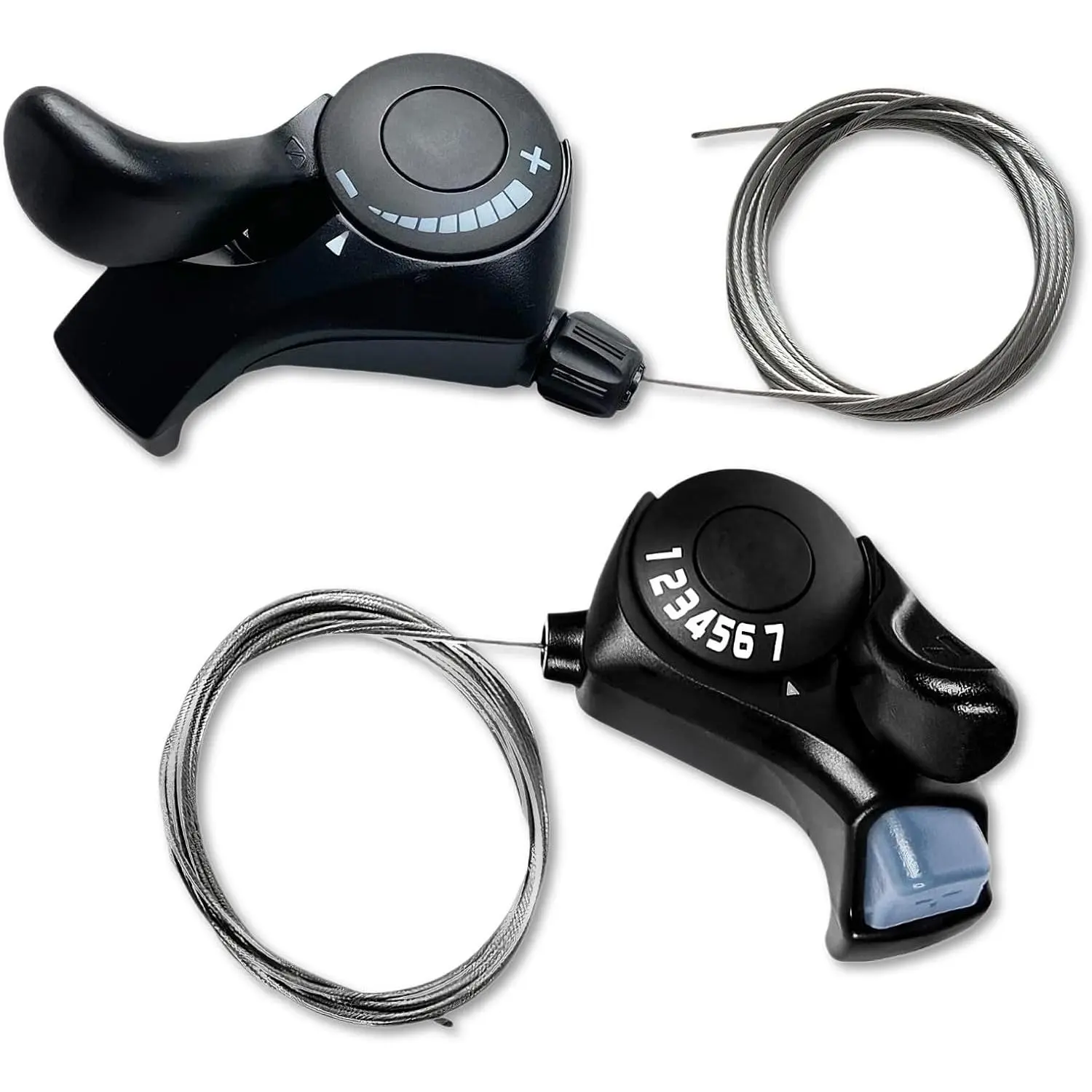 7 Speed  Shifter 3X7 Thumb Gear Shifters  Pair TX-30 Speed Shift Lever and Set Outdoor Mountain   Gear Shifter   Accessories for Road City Mountain
