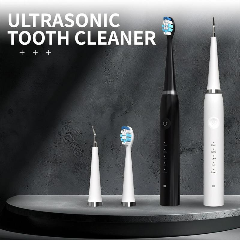 Plaque/Tartar Remover for Teeth, Electric Toothbrush, Dental Calculus Remover Teeth Cleaning Kit with 5 Modes for Women Men Humen Pet Cat Dog, Rechargeable Oral Care Tool for Home