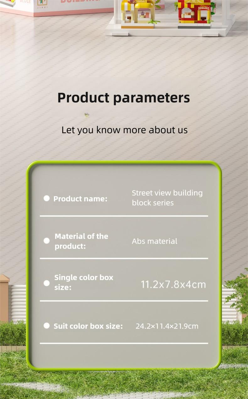 Compatible with Lego, Internet Celebrity Street Scene Commercial Street Building Blocks, Children's Assembly Toys, Micro Particles, School Gifts Compatible with Lego, Internet Celebrity Street Scene Commercial Street Building Blocks, Children's Assembly Toys, Micro Particles, School Gifts