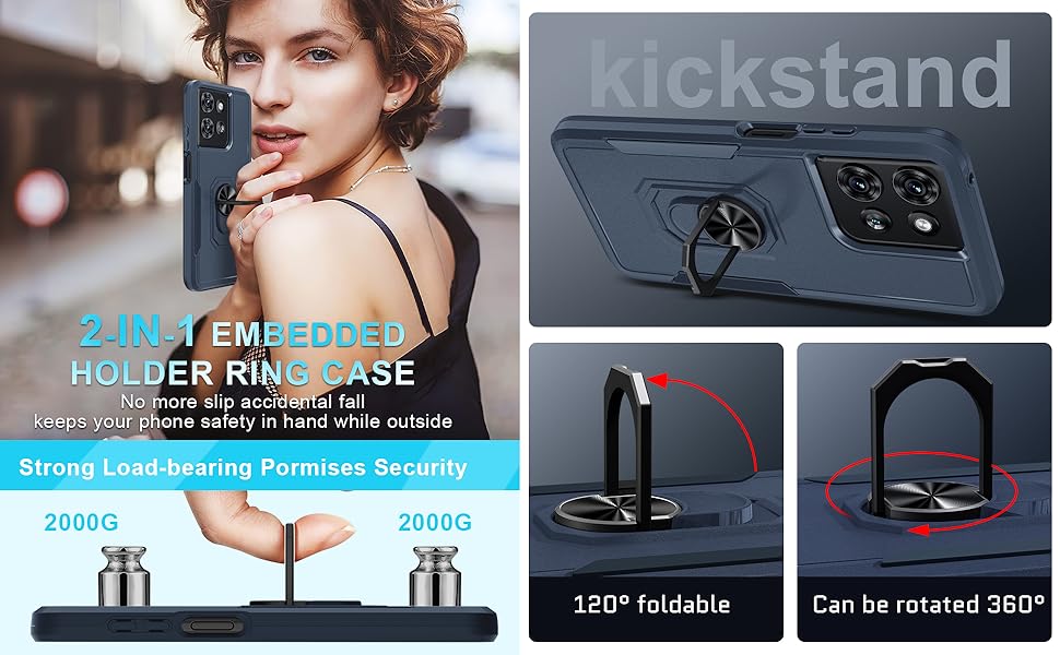 Janmitta Compatible with Motorola Moto G 2025 Case with Screen Protector,Heavy Duty Shockproof Full Body Protective Cover Built in Rotatable Metal Ring Holder Kickstand,Navy Blue Janmitta Compatible with Motorola Moto G 2025 Case with Screen Protector,Heavy Duty Shockproof Full Body Protective Cover Built in Rotatable Metal Ring Holder Kickstand,Navy Blue