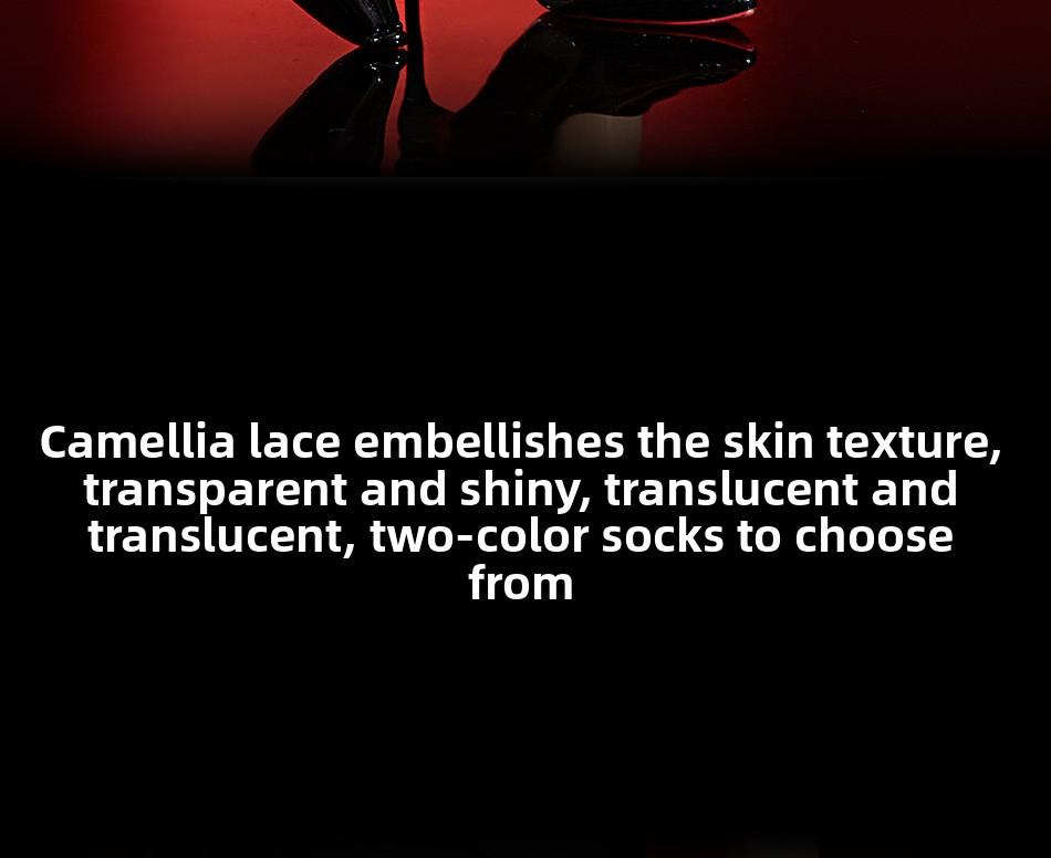 Camellia ultra-thin aurora lace sexy over-the-knee stockings nightclub disco color-blocking hot girl black long stockings