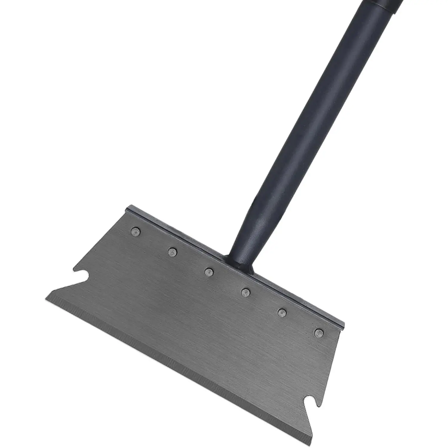 Garden Shovel, Ice Scraper, Multifunctional Cleaning Shovel with 59" Adjustable Handle Heavy Duty Garden Tool for Lawn Edging, Scraping, Weed and Ice Removal
