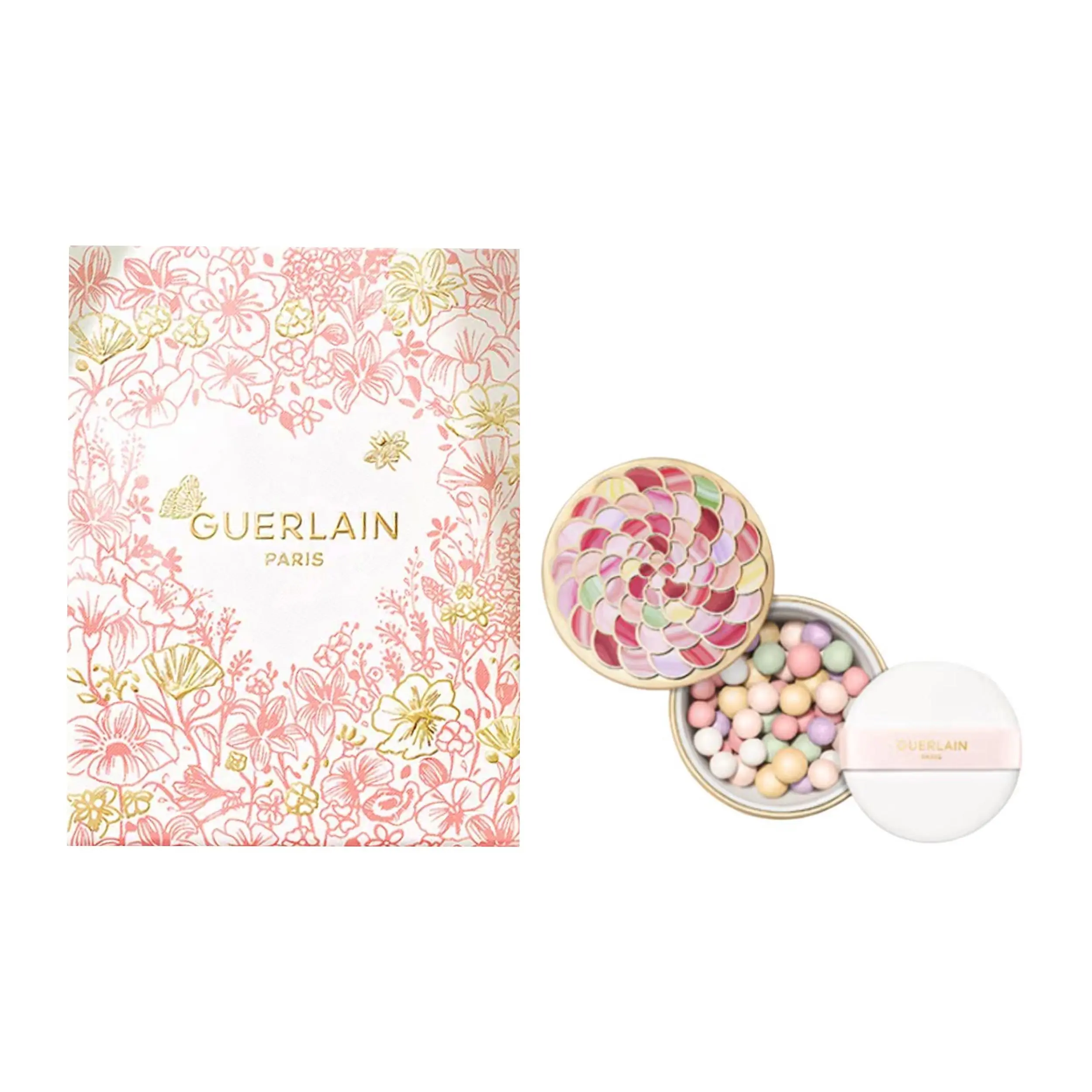 GUERLAIN Iridescent Shooting Stars Pink Ball Loose Powder Love Box Oil Control