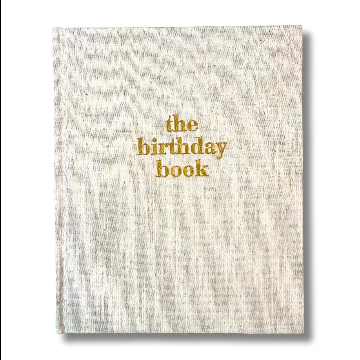 Birthday Book Keepsake Journal, Perfect Gift for New Parents, Aesthetic Letter to My Child, Heirloom Quality Linen, Baby Shower Gift