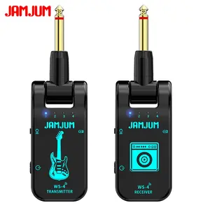 JAMJUM Wireless Guitar System 2.4g Transmitter Receiver Electric Acoustic Instrument Accessory for Guitars Basses
