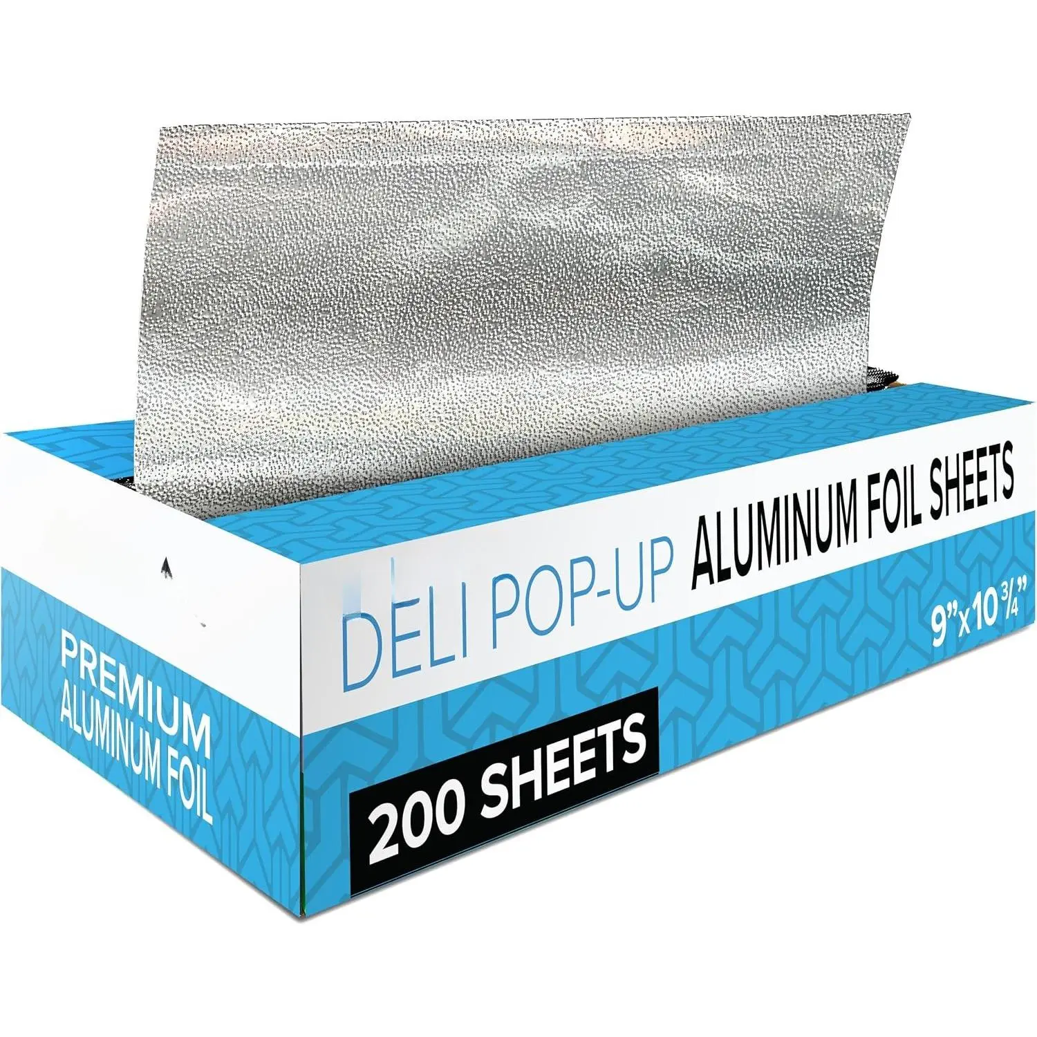 200 Count Pre-Cut Deli  Foil - 9” Pop Up Sheets for Restaurant, Disposable  Covers for Burrito, Hot  or Sandwich, ,