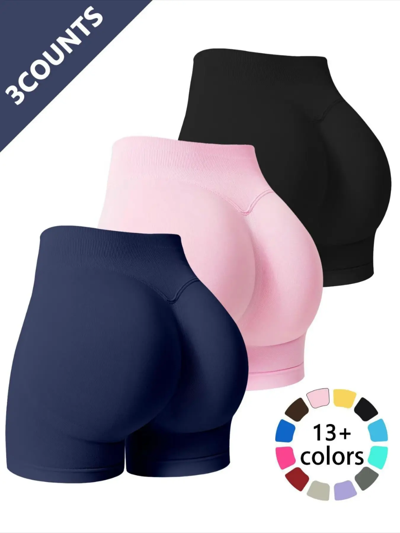 Women's Spring Summer Quick-Dry Comfortable Gym Shorts, Soft Fabric Suitable for Gym and Outdoor Exercise, Fashionable Casual Sportswear, Outdoor Workout Shorts, Athletic Fitness Shorts, Athleisure Gym Shorts