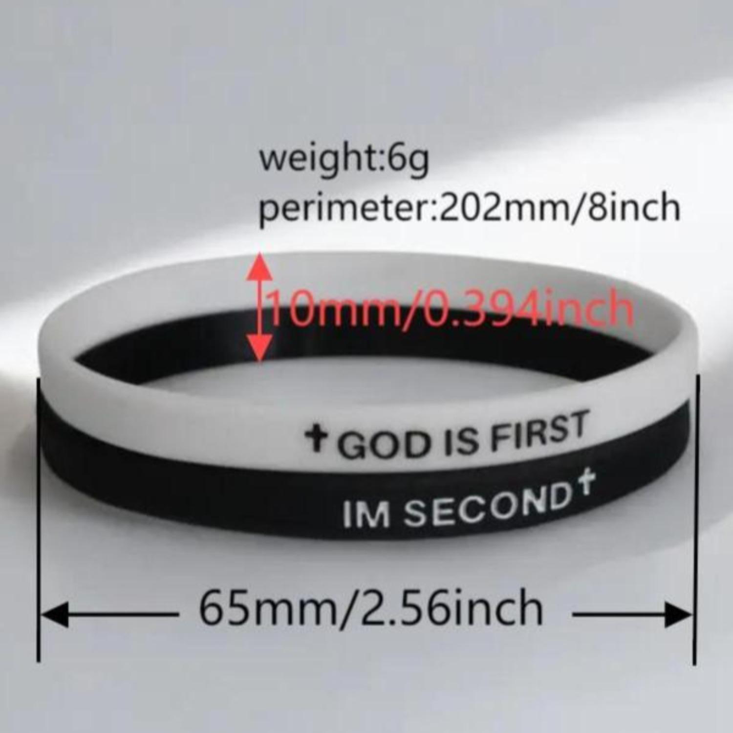 Silicone Wristband, Fashionable Wristband for Women & Men, Trendy All-match & Exquisite Jewelry for Birthday Gift, Stackable Bracelets, Bracelet Design, Word Bracelets