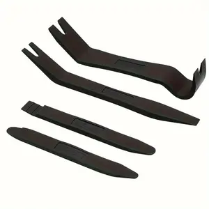4-Piece car interior removal tool set, scratch-free plastic crowbar tool set - vehicle interior door panel clip buckle removal set
