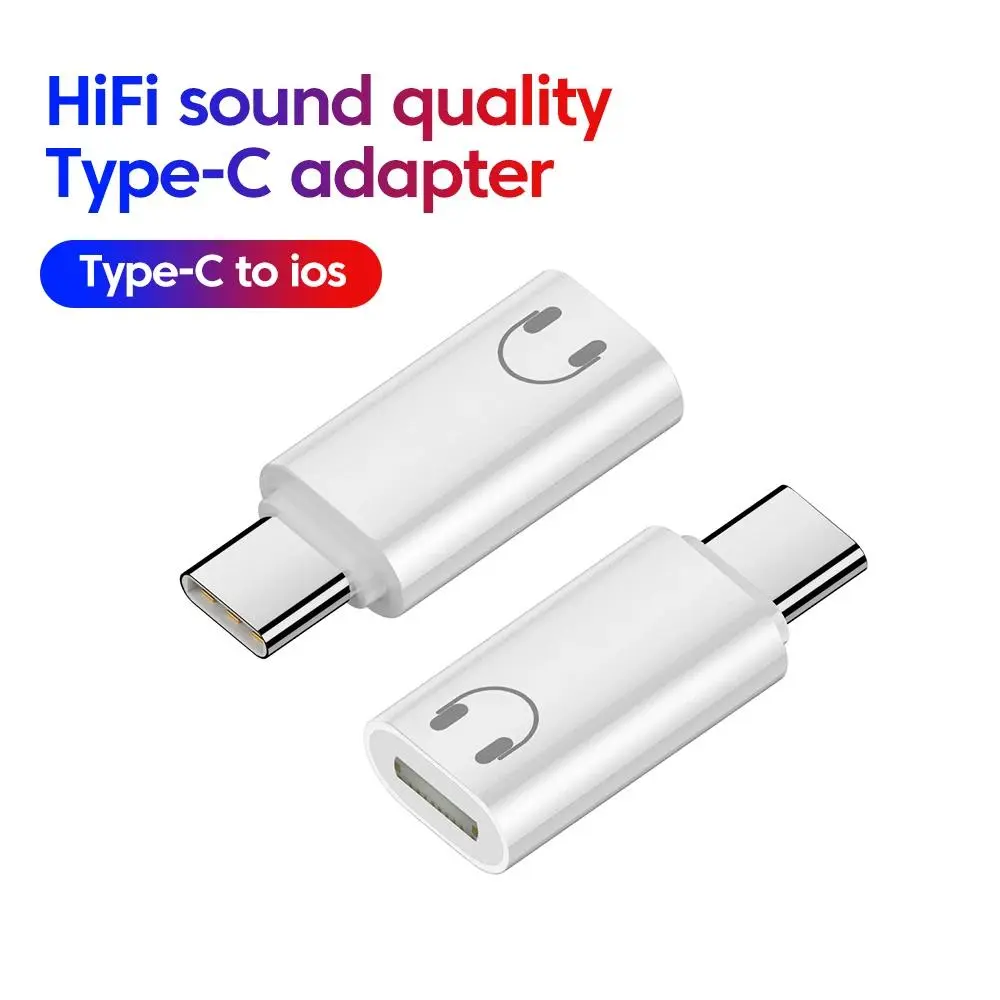 USB-C to Lightning Headphone Adapter, Digital Audio Aux Converter with Voice Call Function for iPhone 15-16, iPad, Notebook | USB-C Accessories for iOS Devices