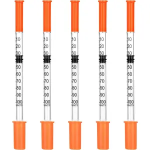 Liquid Dispensing Supplies 30Ga 1.0 cc/mL-U-100 1/2" 13mm Individually Wrapped 30Pack