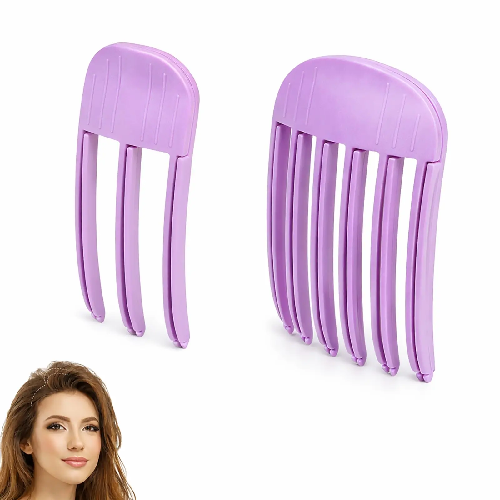 2PCS Volumizing Hair Clips for Women, Hair Volume Clip Styling Tools Volumizing Comb for Fluffy Bangs Clips for Root Lift Hair Styling Tools, Root Booster Clips