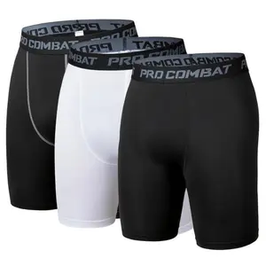 Men's Sports Leggings, Bottoming Shorts, Quick-drying Stretch Fitness, Running, Track and Field, Basketball Training, Compressio