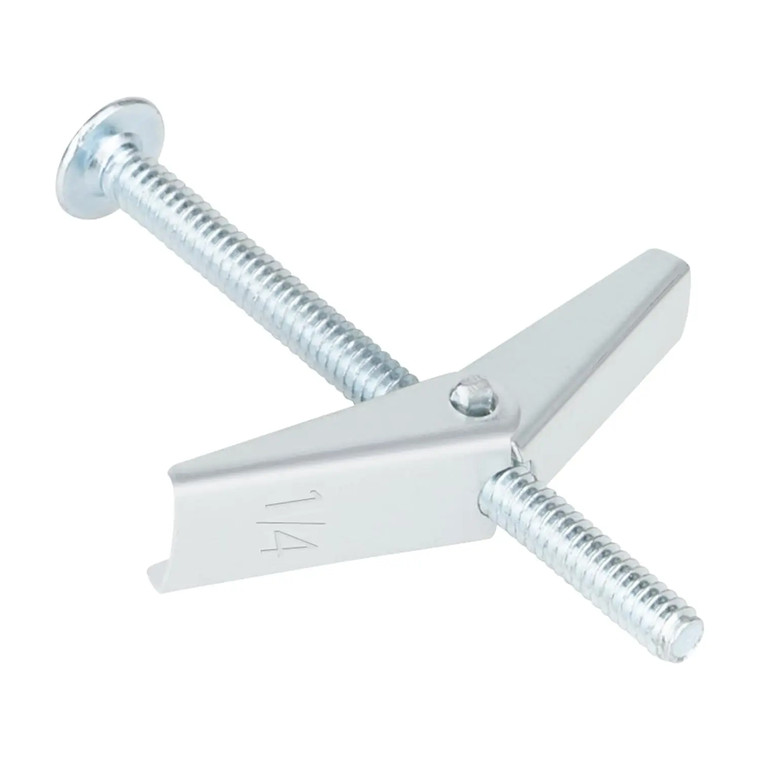 15 count 1/4 Inch Toggle  Heavy Duty Metal Drywall Anchors Kit | Dry Wall Anchors and Screws Kit for  Lamps Heavy Items, Butterfly Anchors for Ceiling, Sheetrock, Hollow Wall
