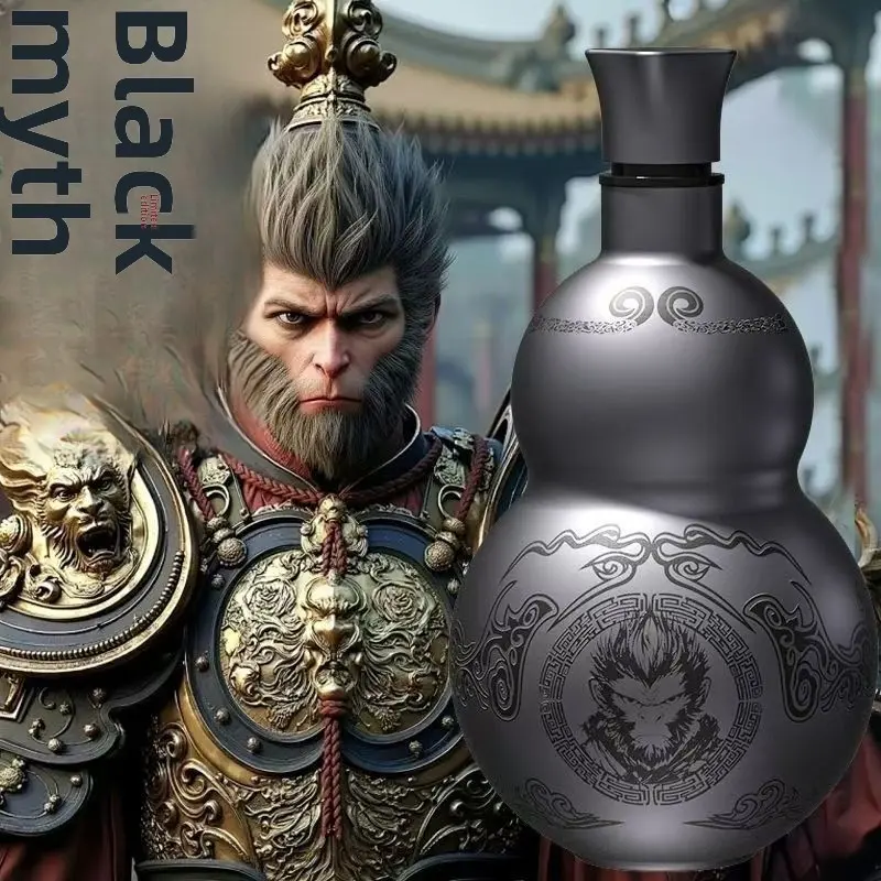 Myth Wukong 304 Stainless Steel Gourd Insulated Cup, Portable Outdoor Wine Bottle, Home Water Jug, Travel Friendly