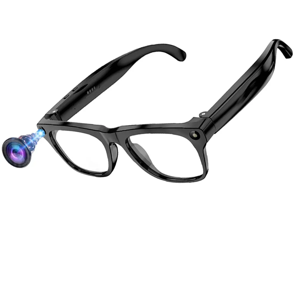 Smart Glasses with Camera for Sport,8MP Camera,One Click Audio Recording,First-Person Photo Video Shooting,Bluetooth Calling & Music Playback,AI Smart Translation and Simultaneous Interpretation ,WiFi Transfer, 290Mah Battery ,3Lenses Total