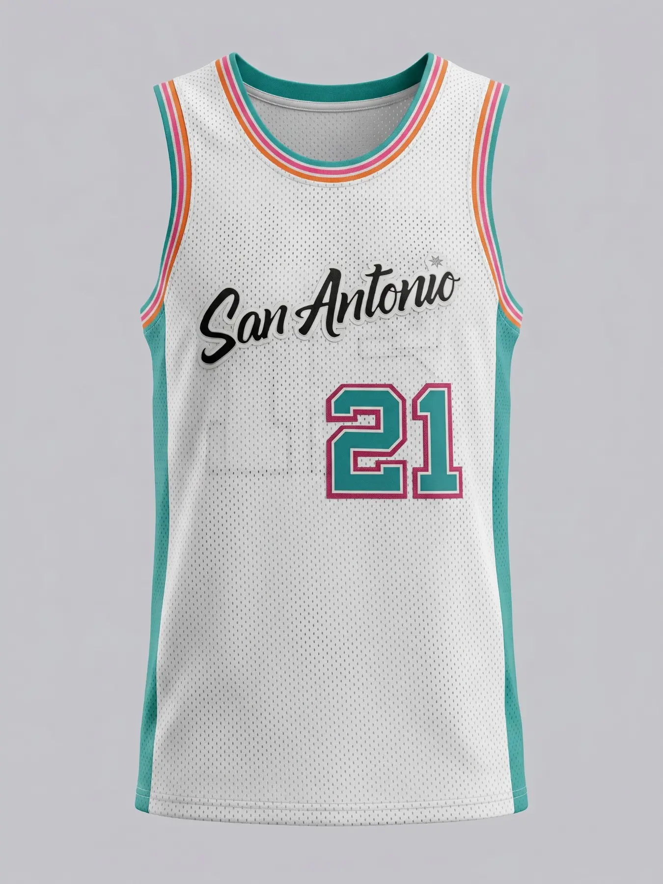 Fashion Basketball Jersey with Embroidered Numbers, Stylish Sports Wear, Perfect for Players, Durable and Comfortable Design