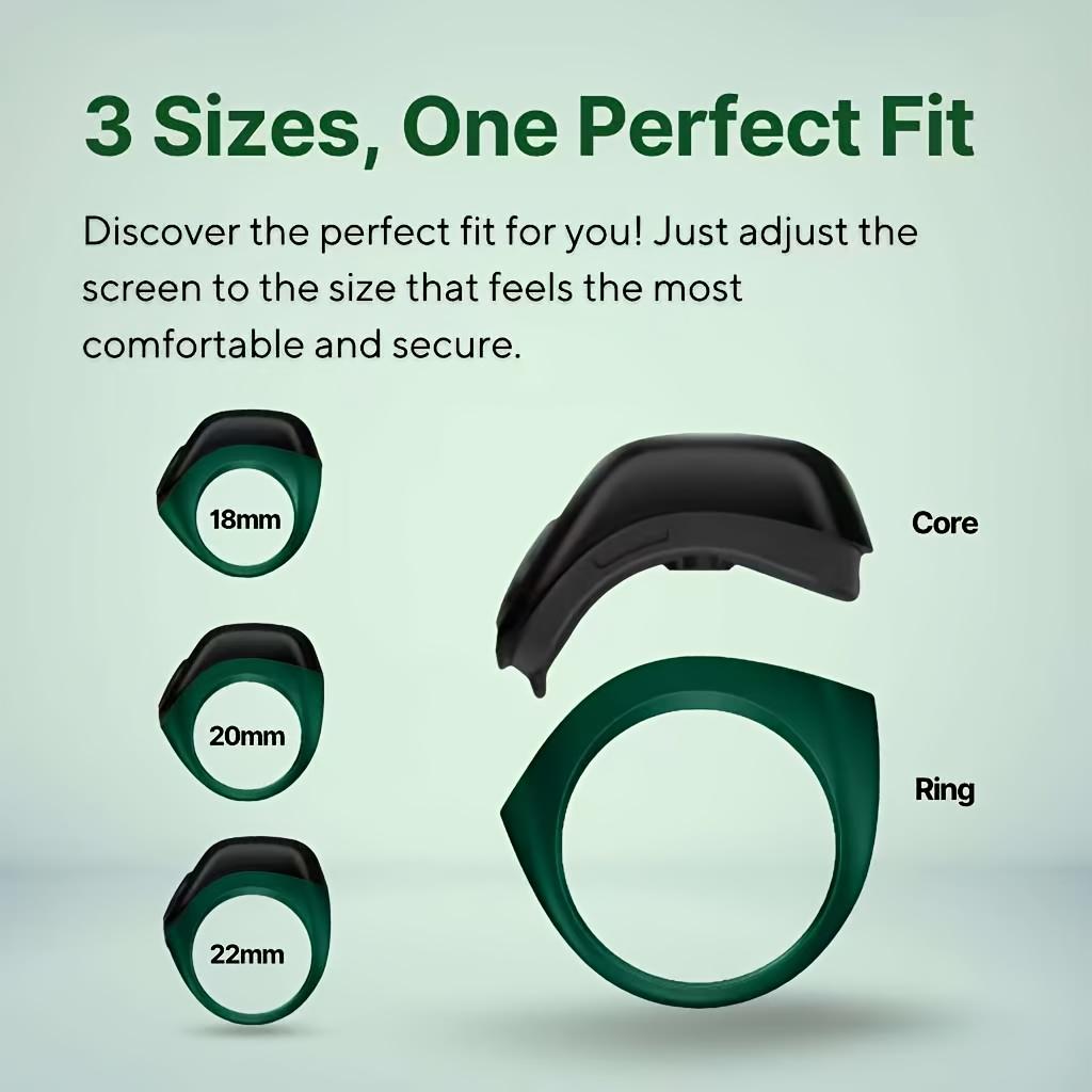 Newly Upgraded High-end Counting Ring, Sports Ring, Tasbih, ZIKR, Three Adjustable Sizes, Includes Charging Case, Longer-lasting and Convenient Battery Life, Suitable for All Seasons, Ideal for Prayer Counting, Sports Step Tracking, Etc