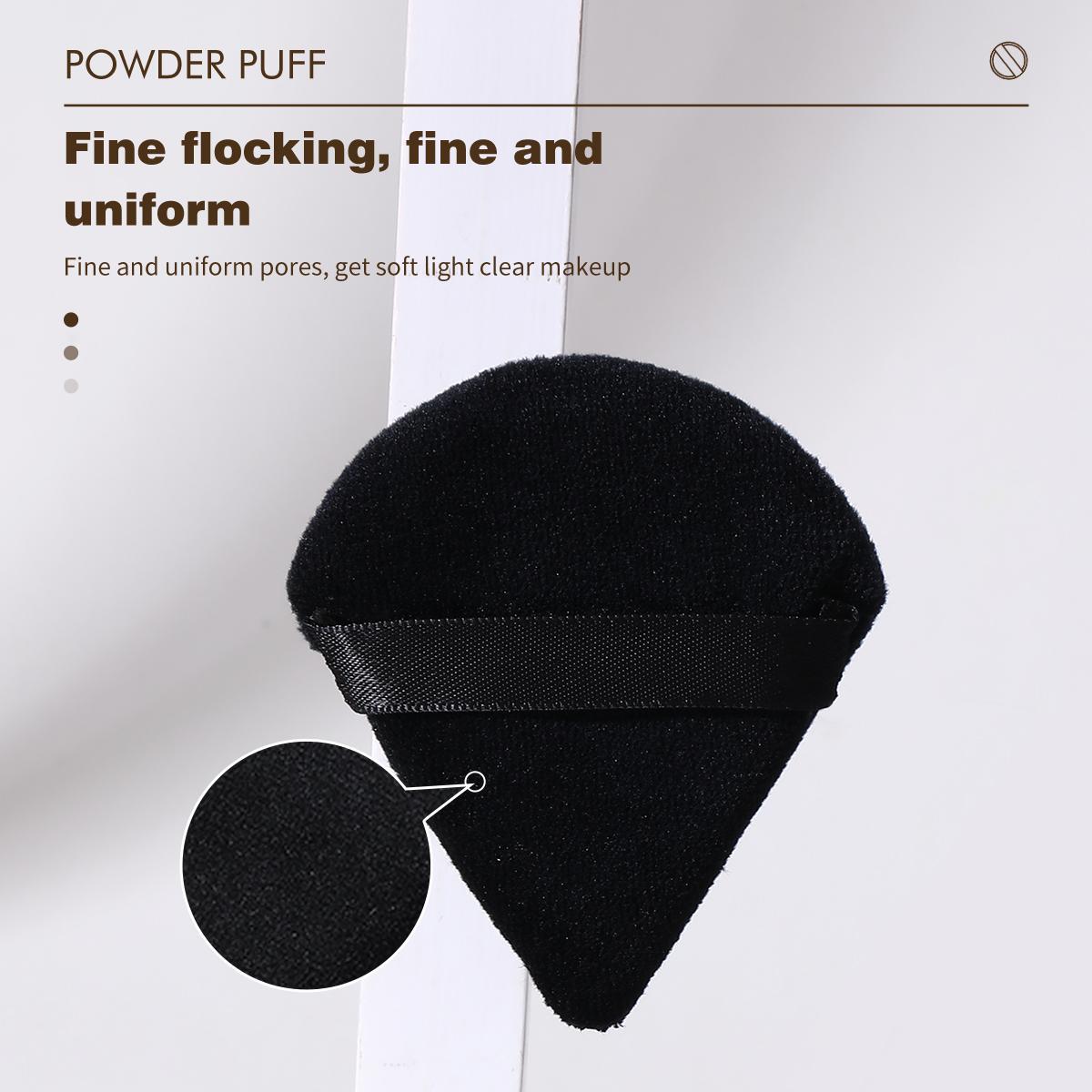 Triangle Powder Puff, 24pcs/set Soft Makeup Sponge Puff, Dry & Wet Use Makeup Puff, Professional Makeup Tools for Women, Midnight Shimmer, Christmas Gift