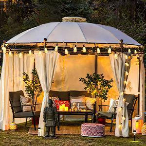 【SUMNEW-STORE】Outdoor String Lights, 25-200FT Patio Lights with 10-100 ST38 LED Edison Bulbs, Waterproof Connectable String Lights for Outside, Dimmable Hanging Light for Backyard Porch Decor, Black 【SUMNEW-STORE】Outdoor String Lights, 25-200FT Patio Lights with 10-100 ST38 LED Edison Bulbs, Waterproof Connectable String Lights for Outside, Dimmable Hanging Light for Backyard Porch Decor, Black