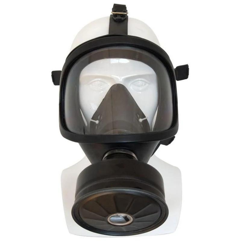 Tactical Full Face Respirator Mask with Activated Carbon Filter, Gas Mask for Survival, Nuclear & Chemical Protection, Dust & Vapors Shield, Protective Mask